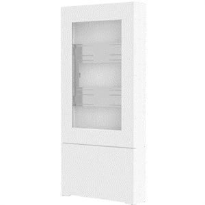 49" PORTRAIT FLOOR KIOSK WHT