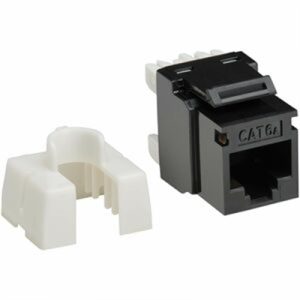 CAT6 KEYSTONE JACK BLK TAA