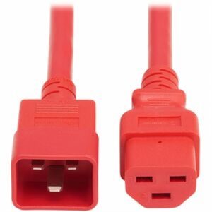 PWR CORD C20 TO C21 2.5FT RED
