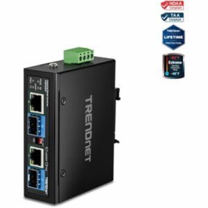 2-Port SFP PoE++ Media Convert