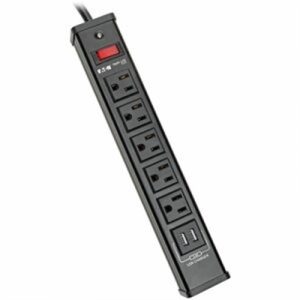 Surge Strip 5 Out 2 USB Ports