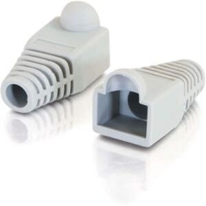 RJ45 PLUG CVR 6.0MM OD GRY