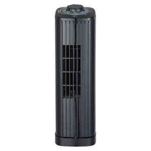 Optimus F-7348BK-F 14-In. 3-Speed Portable Ultra-Slim Desktop Oscillating Tower Fan, F-7348 (Black)