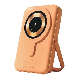 Urban Factory MWP12UF MAGNEE Power Wireless Magnetic Power Bank, 10,000 mAh, MagSafe Compatible (Apricot Ice)