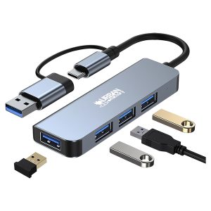 Urban Factory MHC35UF MINEE Dual USB-A/USB-C 4-Port Hub
