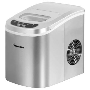 Magic Chef MCIM22SV 27-Pound-Capacity Portable Ice Maker (Silver)