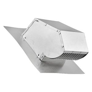 Lambro 109R 4-In. Aluminum Exhaust Roof Vent Cap with Screen, Damper, and Collar, 109R