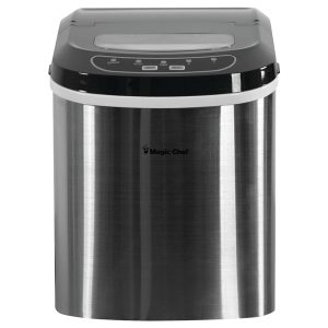 Magic Chef MCIM22ST 27-Pound-Capacity Portable Ice Maker (Stainless Steel)