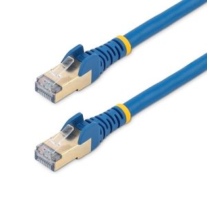 1' CAT6a Patch Cbl Blue