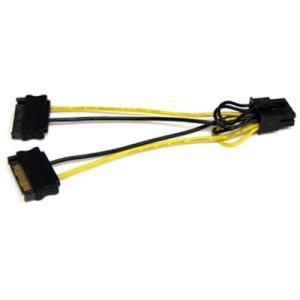 6" SATA to 8Pin PCIe Adapter