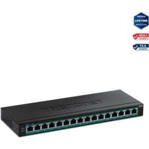 16 Port Gigabit PoE Plus Switc