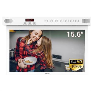 Kitchen TV White 15.6