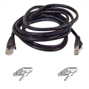 20 ft CAT5 RJ45 Blk snagless