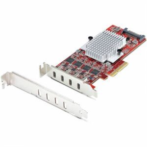 4-Port USB-C 10Gb PCIe Card