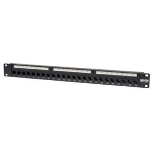 Cat5e Feed Thru PatchPanel 24p