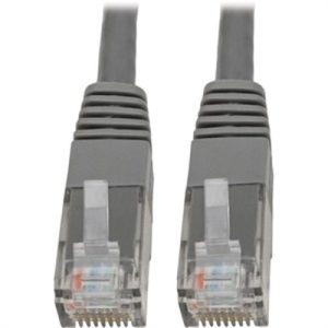 Cat6 Cat5e Molded Gray M/M 6ft