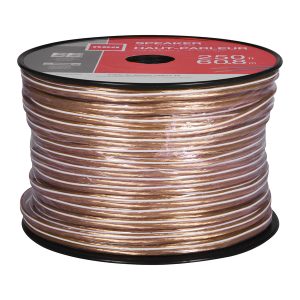 RCA AH16250SR 16-Gauge Speaker Wire, Clear (250 Ft.)
