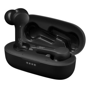 JVC HA-A8TB HA-A8T In-Ear True Wireless Stereo Bluetooth Earbuds with Microphone and Charging Case (Black)