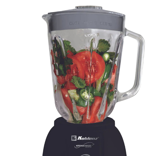 Koblenz LKM-5980 VN Gourmet 500-Watt 10-Speed 50-Oz. Blender with Glass Jar (Black)