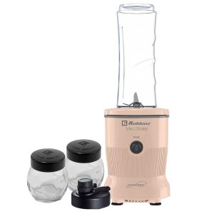 Koblenz MSKM-600 2PS 600-Watt 20.2-Oz. Personal Mix and Shake Blender Kit (Salmon)