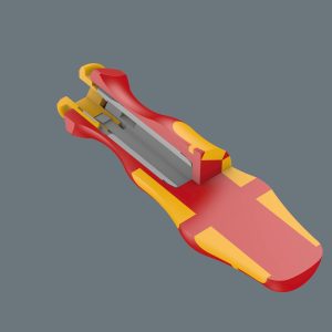 Wera VDE Insulated Extra Slim Blade-Holding Ratcheting Screwdriver Set (17 Piece)