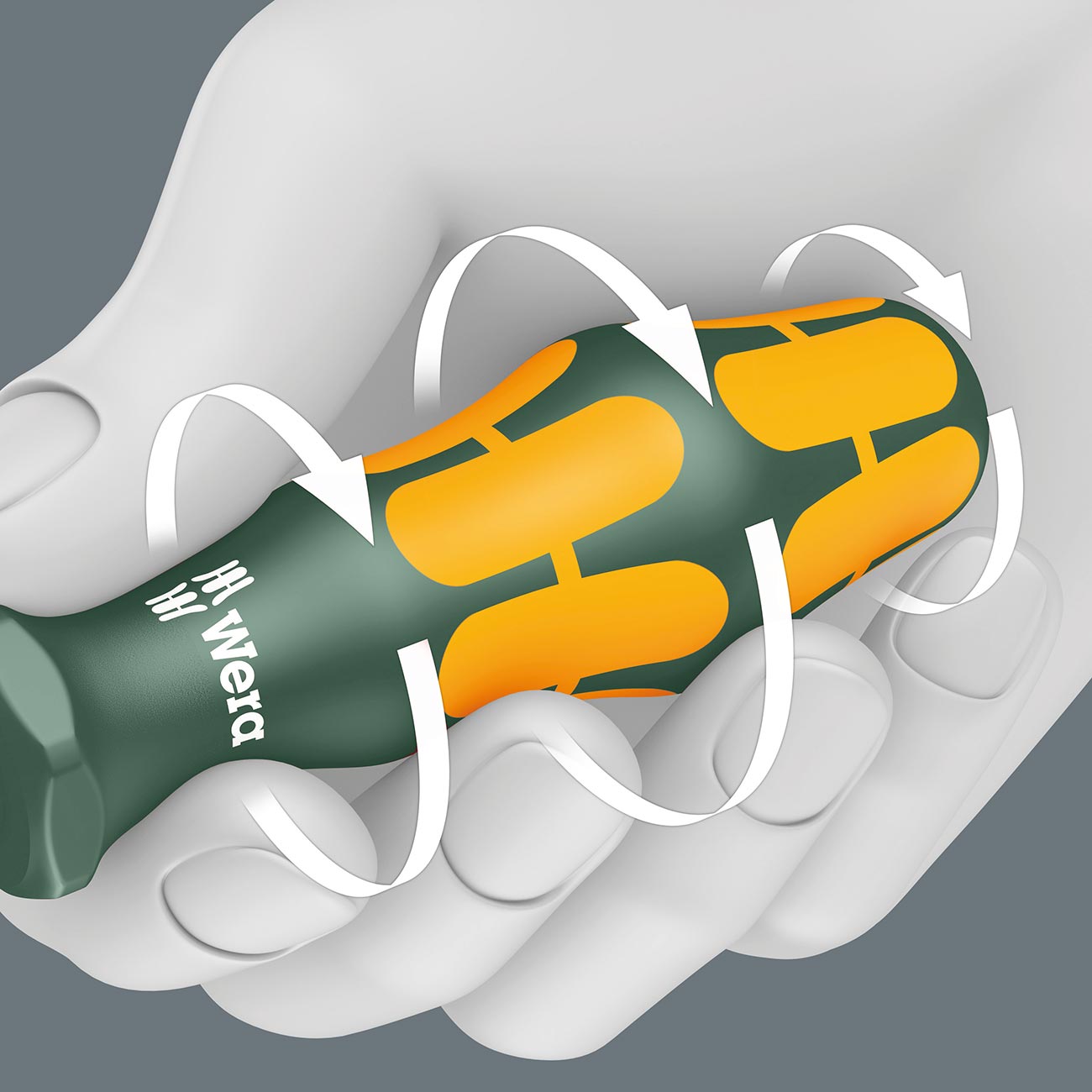 Wera VDE Insulated Screwdriver: Square SQ #1 x 80mm - Image 3