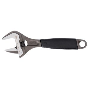 Bahco 12" ERGO™ Central Nut Wide Opening Jaw Adjustable Wrench with Rubber Handle