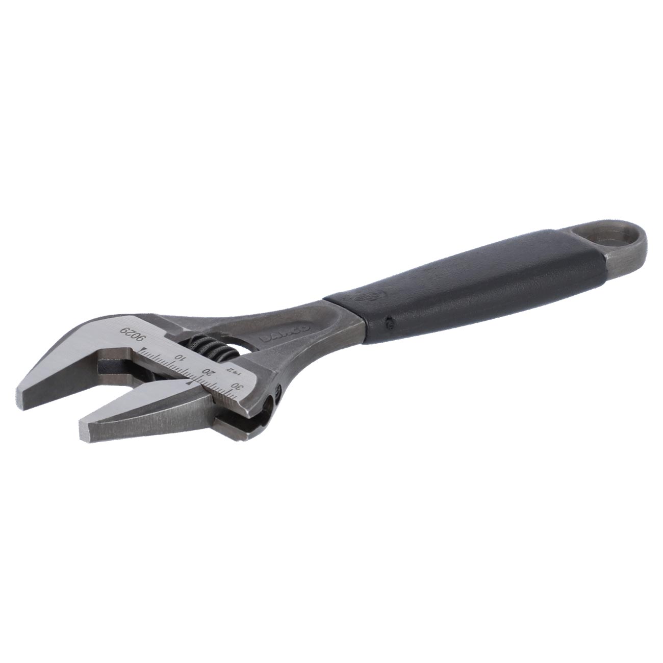 Bahco 12" ERGO™ Central Nut Wide Opening Jaw Adjustable Wrench with Rubber Handle - Image 2