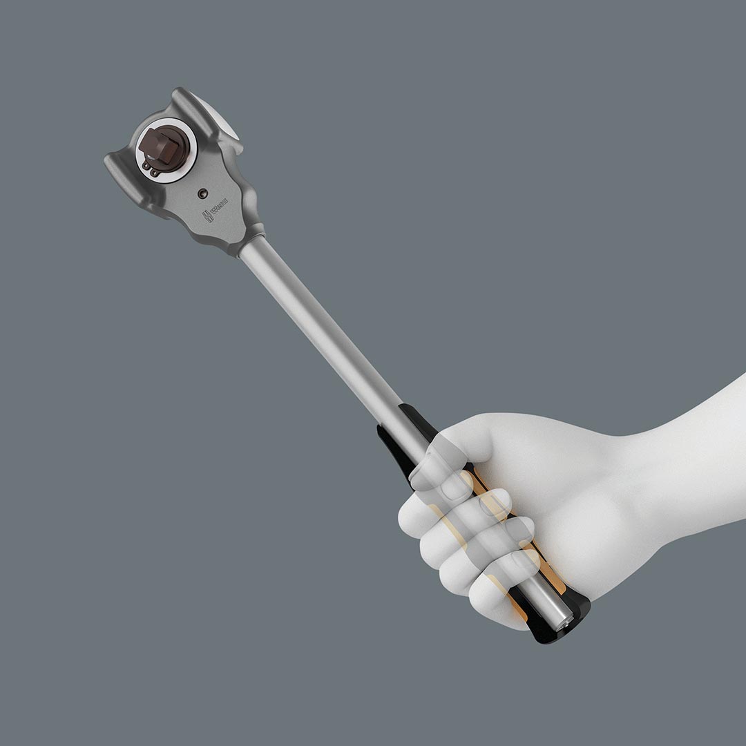 Wera 8002 C “Koloss” 1/2" Drive Ratchet/Hammer (5-Piece Set) - Image 2