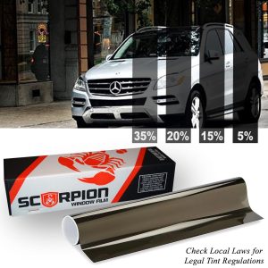 Scorpion Window Tint Shield Series (Nano-Ceramic) 2-Ply 15% 40″ x 100′ Roll