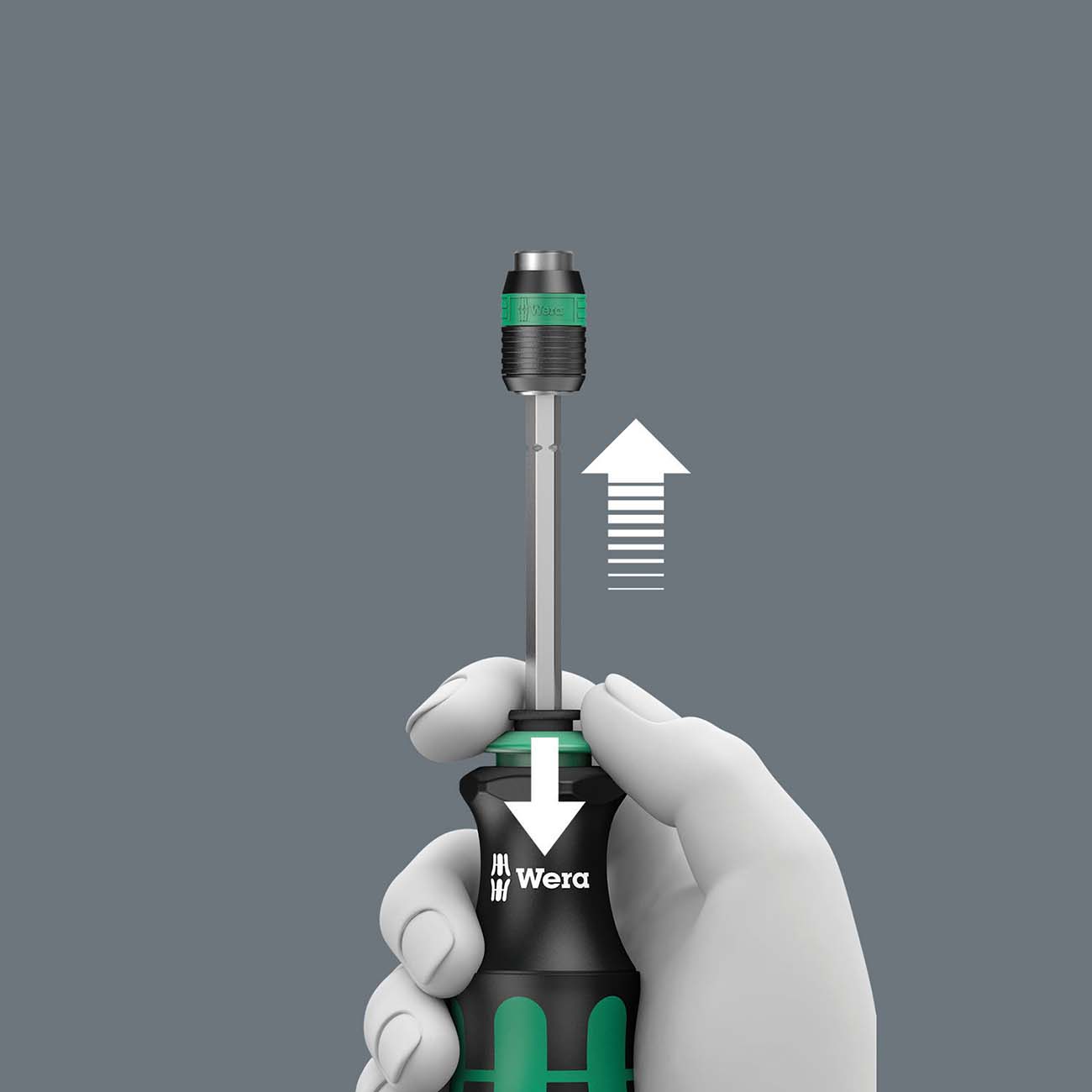 Wera 7-In-1 Bitholding Screwdriver with Removable Bayonet Blade - Image 2