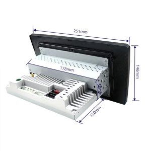 Xtreme Car Audio Single Din 10" FM/BT Carplay & Android Auto