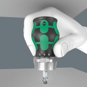 Wera Stubby Ratcheting Screwdriver Handle with Quick Release Chuck – Includes 6 Bits