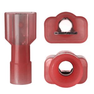 XScorpion Insulated Male Quick Disconnect 18/22ga. - Red (100 pack)