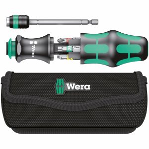 Wera 7-In-1 Bitholding Screwdriver with Removable Bayonet Blade & Pouch