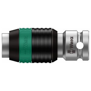 Wera Bit Adapter 1/4″ Square to 1/4" Hex with Quick-Release Chuck - Length 1-1/2" (37mm)