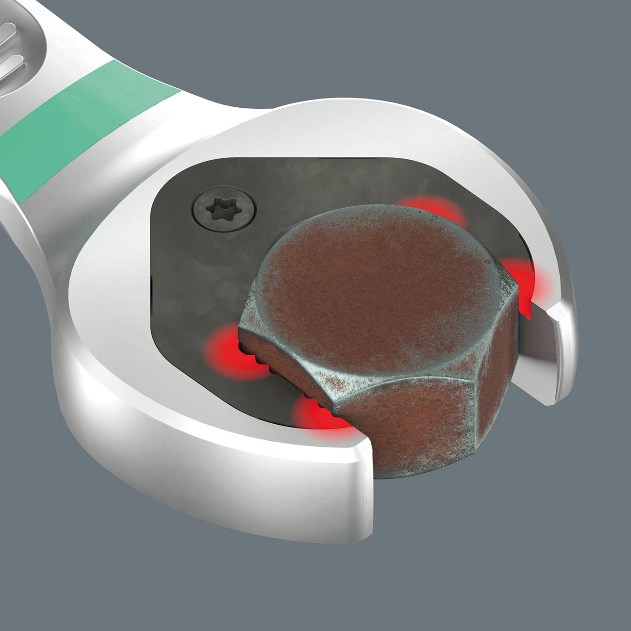 Wera Joker SAE 5/8" Ratcheting Combination Wrench - Image 4