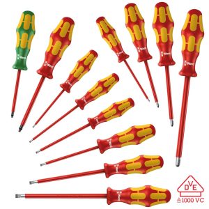 Wera VDE Insulated Screwdriver Set (12-Piece Set)