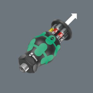 Wera Bitholding Stubby Screwdriver - Includes 6 Bits