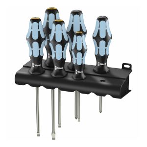 Wera Stainless Steel Screwdriver Set and Rack (6 piece)