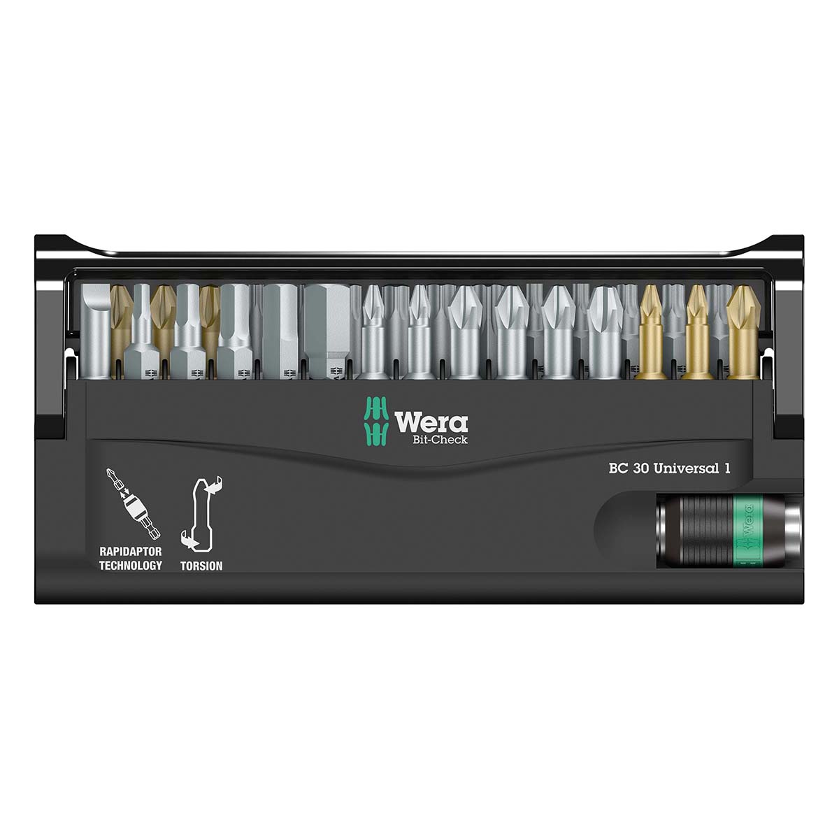 Wera Bit Check Universal Rapidaptor Bit-Check (30-Piece) - Image 2
