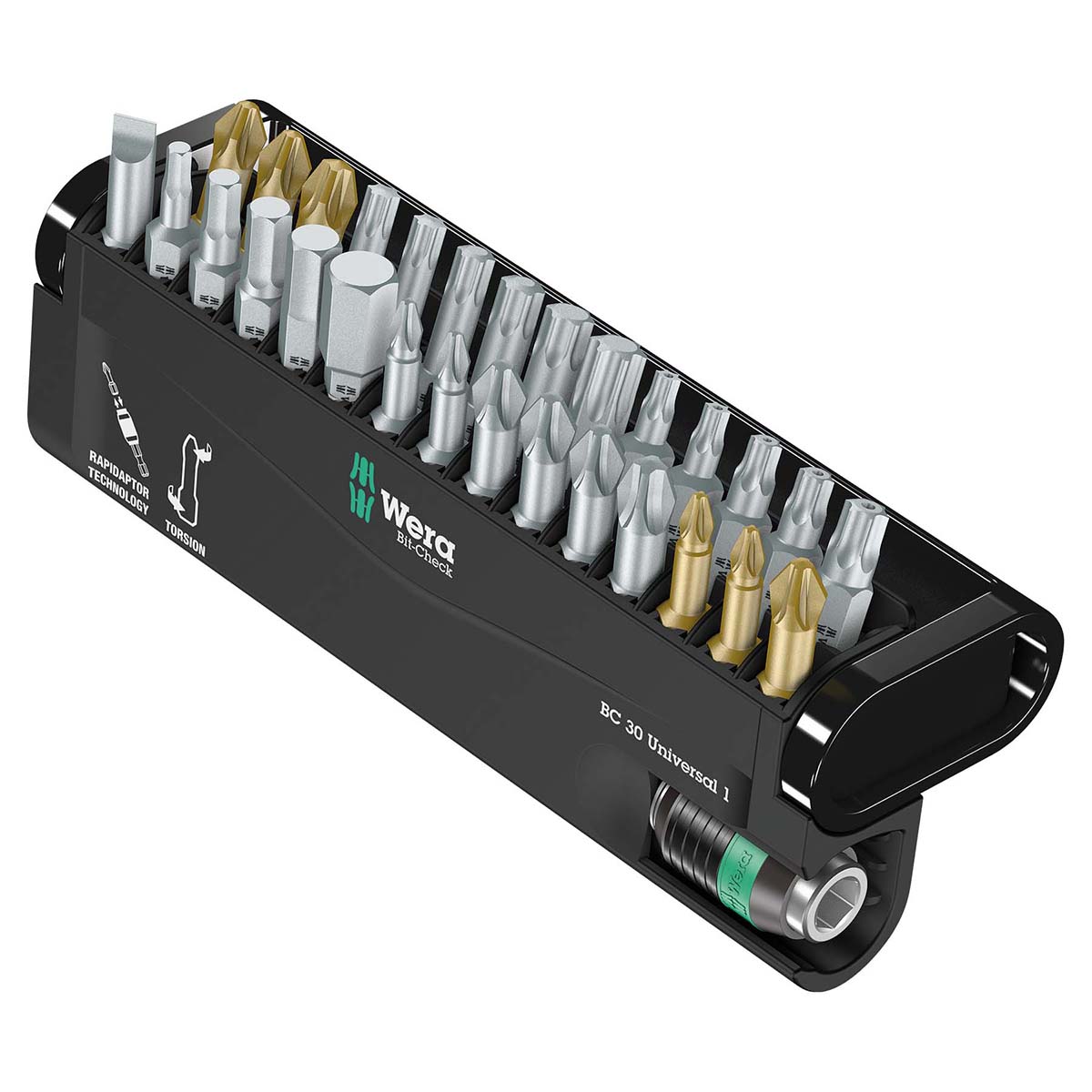 Wera Bit Check Universal Rapidaptor Bit-Check (30-Piece) - Image 3