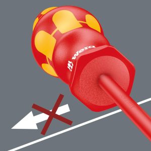 Wera VDE Insulated Slotted and Phillips Screwdriver Set (5 Piece Set)