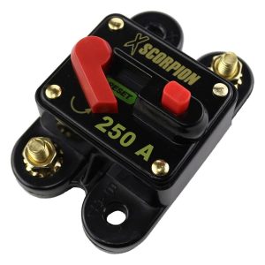 Xscorpion Circuit Breaker with Manual Reset - 250 Amp