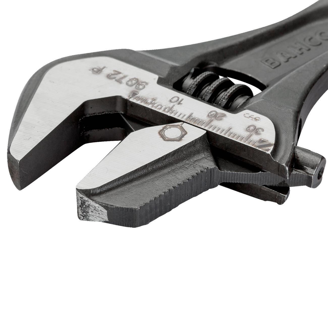 Bahco 12" ERGO™ Rubber Handle Central Nut Adjustable Wrench with Reversible Jaw - Image 3