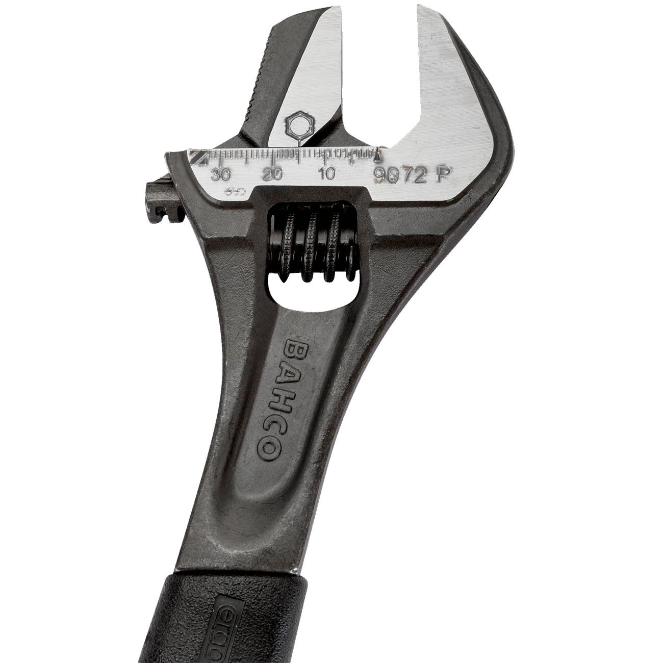 Bahco 12" ERGO™ Rubber Handle Central Nut Adjustable Wrench with Reversible Jaw - Image 5