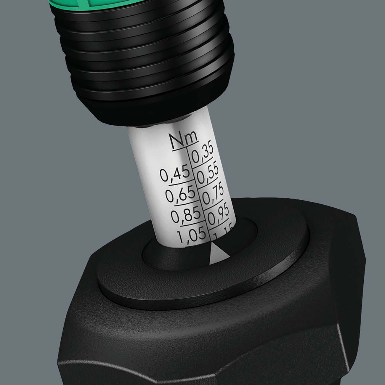 Wera Adjustable Torque Screwdriver ( 2.5″ to 11.5″ lbs) with Quick Release Chuck (in-lbs) - Image 5