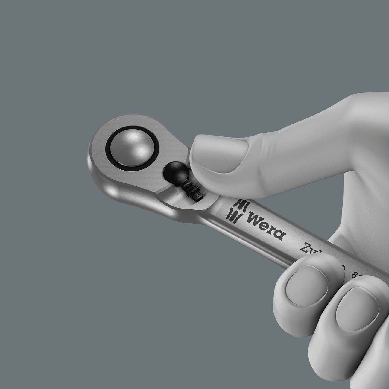 Wera 3/8” Drive Metal Ratchet - Image 3