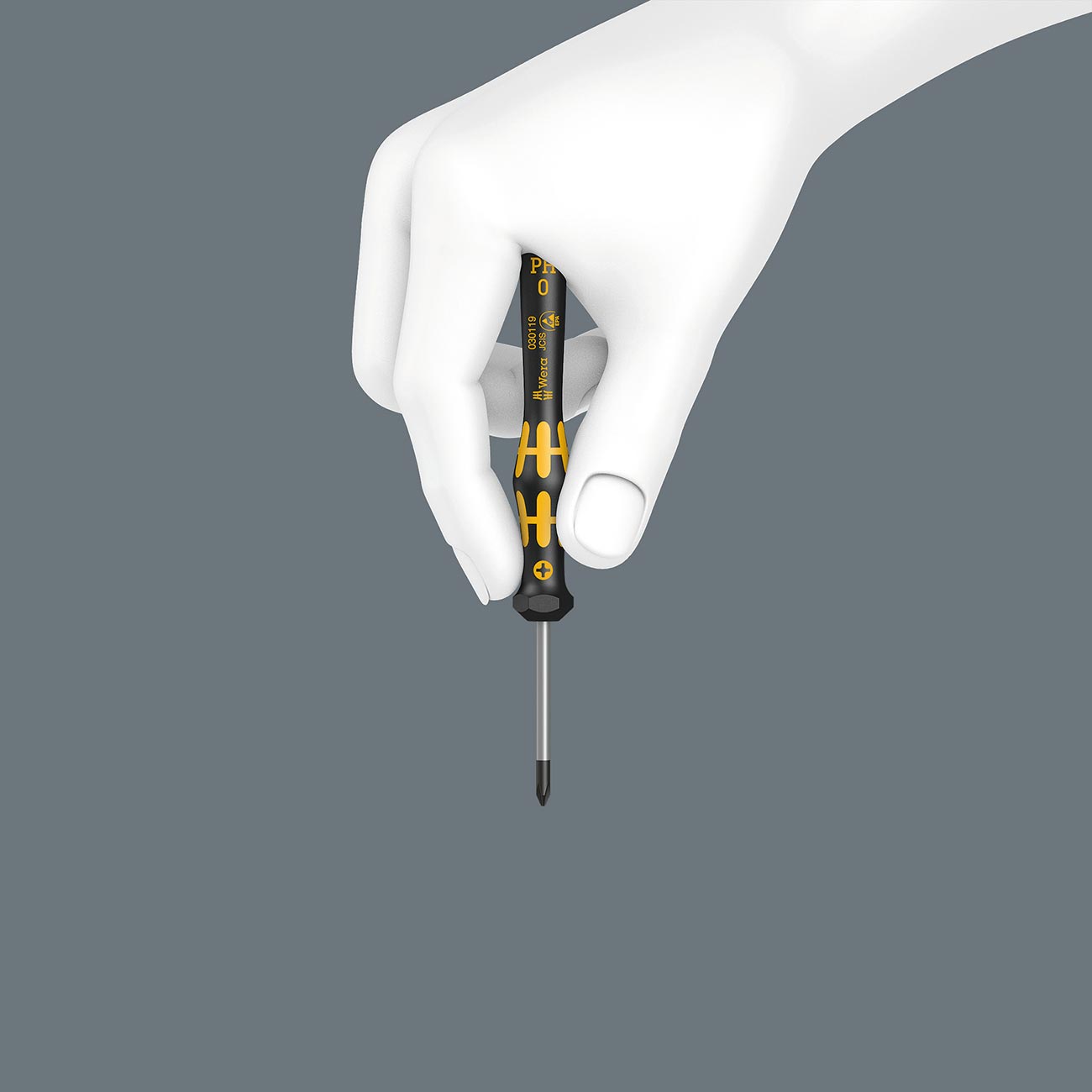Wera ESD-Safe Micro Screwdriver: Torx TX #4 x 40mm - Image 2