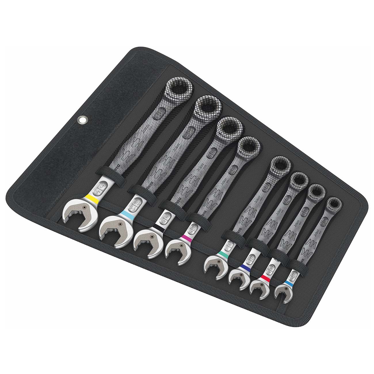 Wera Joker SAE Ratcheting Combination Wrench 8 Piece Set - Image 4